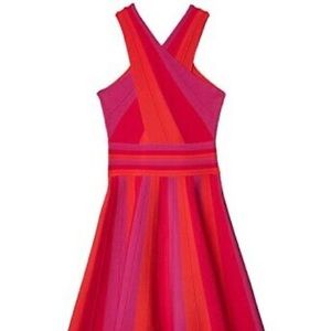 Ted Baker KILYIEE Cross over knitted skater dress size 1